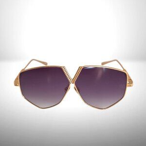 Valentino Garavani  V-Hexagon Sunglasses - Gold / Gradient Lens